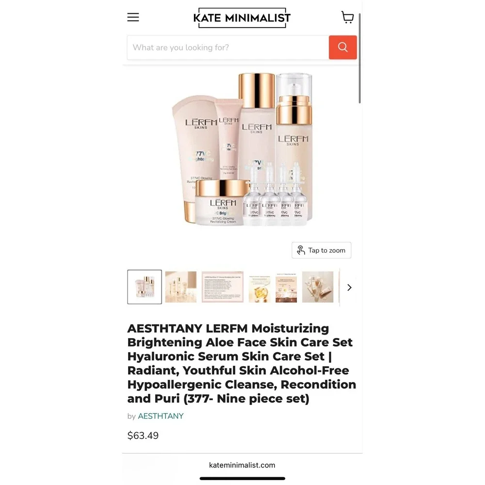 Aesthtany‎ LERFM Skins Moisturizing 6-Piece Skincare Set